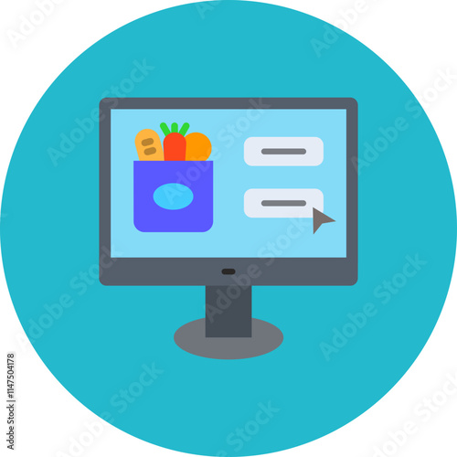 Online Shopping Icon