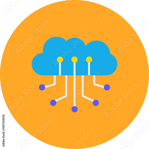 Cloud computing Icon