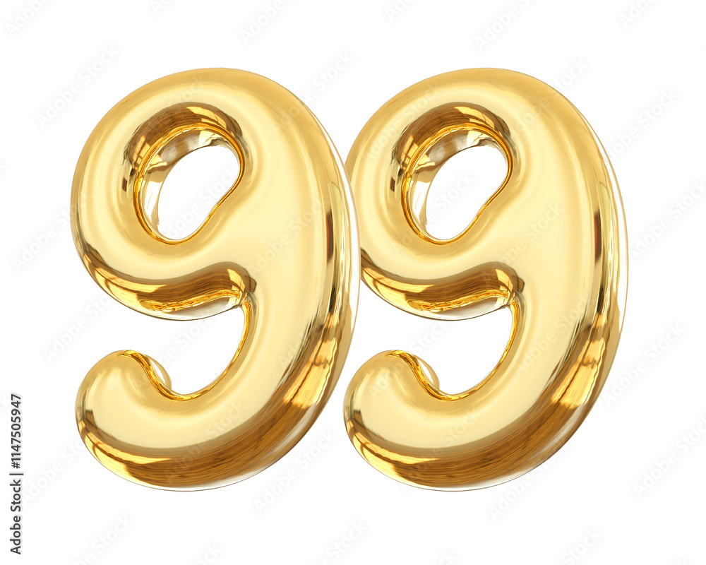 Gold Number 99 Gold Number 99