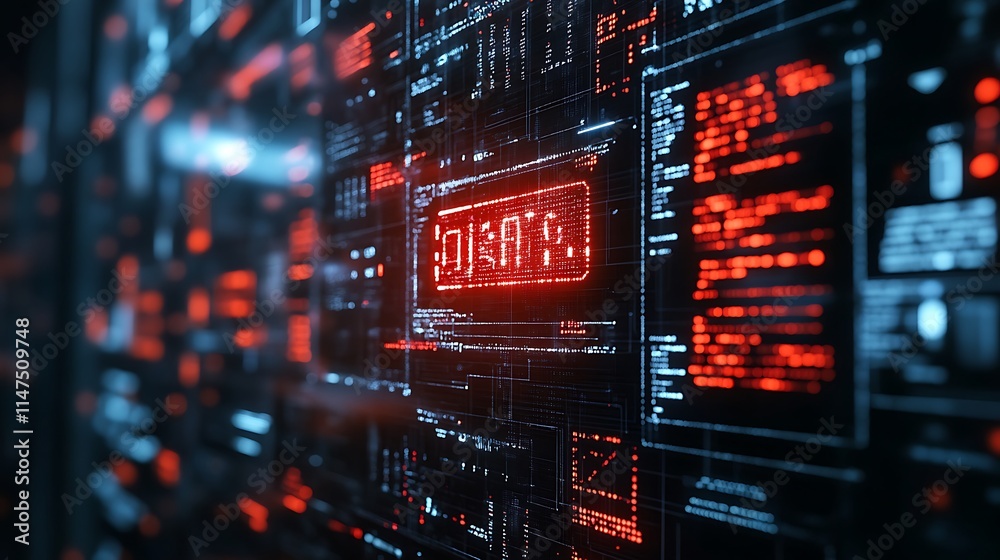 Digital data analysis virtual environment infographic display tech Digital data analysis virtual environment infographic display tech