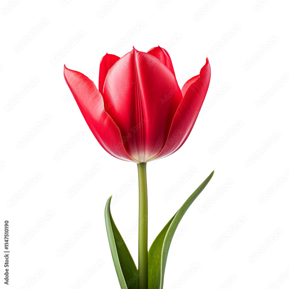 color tulip flower isolated on white color tulip flower isolated on white