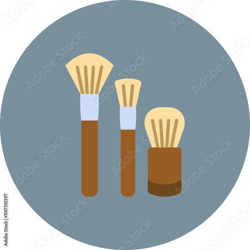 Makeup brushes Icon