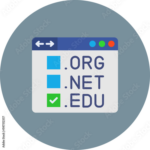 Domain registration Icon