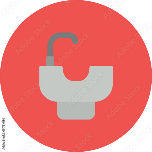Hair wash sink Icon