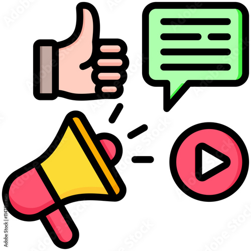 Social Media Marketing Icon