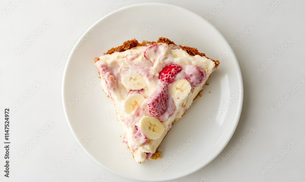Banana Strawberry Cheesecake Fantasy, Generative AI Banana Strawberry Cheesecake Fantasy, Generative AI