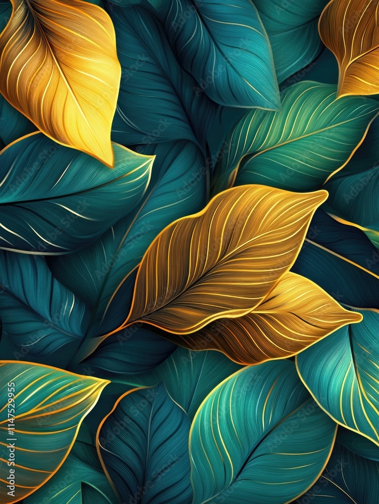Green and Yellow Leaves Green and Yellow Leaves