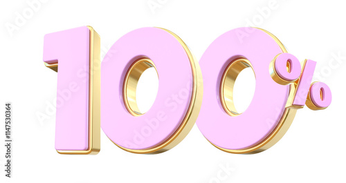 100 Percent  Pink  offer in 3d