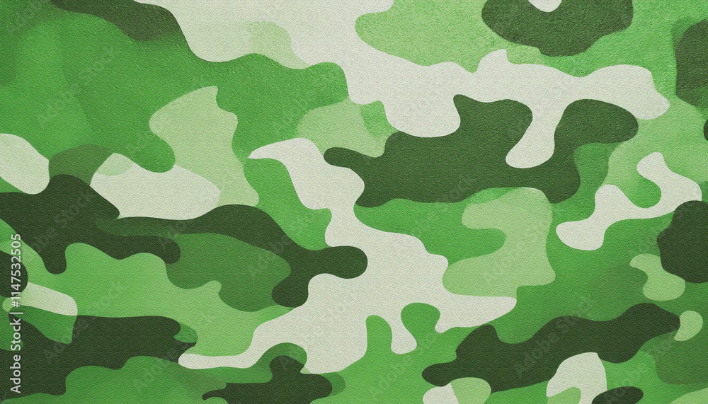 Light Green Camouflage Rhythm of Nature Light Green Camouflage Rhythm of Nature