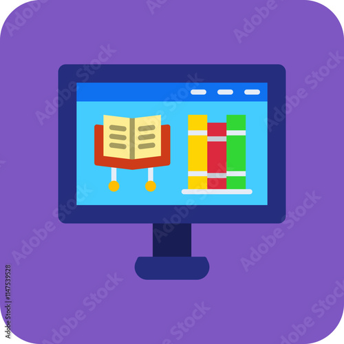 Digital library Icon