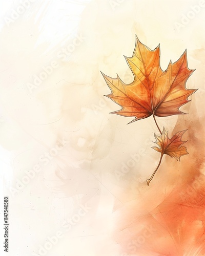 Vibrant autumn foliage of red, orange, and yellow maple leaves falling from trees in a colorful forest