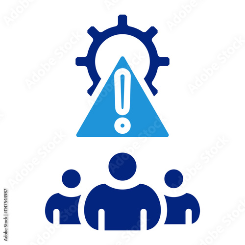 Crisis Management Team Icon Element For Design