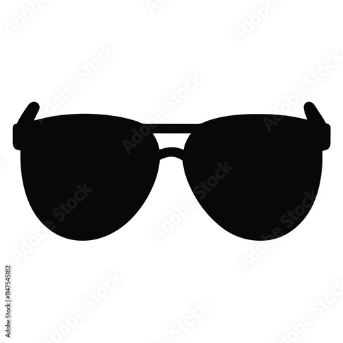Sunglasses Icon Silhouette Vector