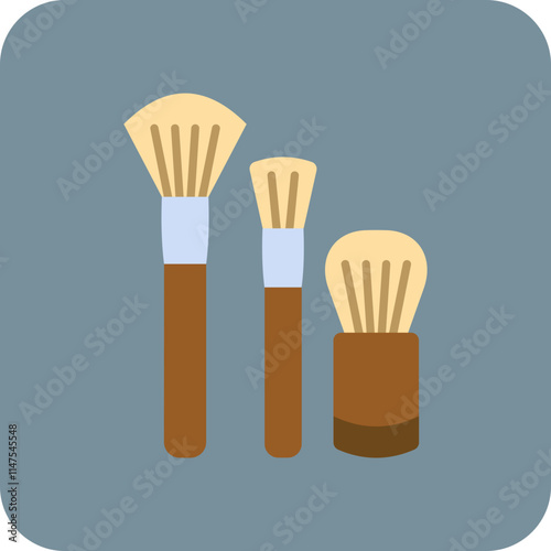 Makeup brushes Icon