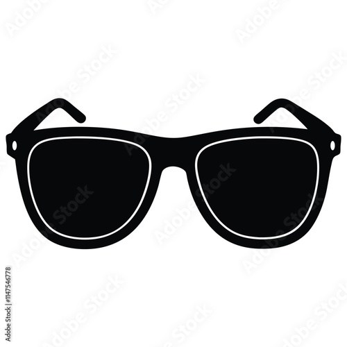 Sunglasses Icon Silhouette Vector