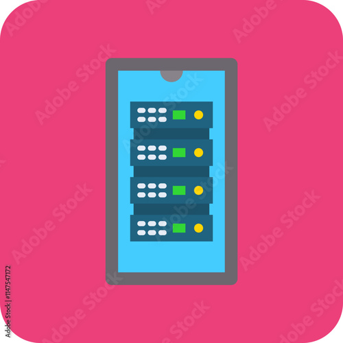 Mobile server Icon