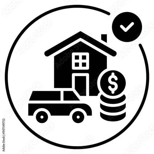 Current Assets glyph icon