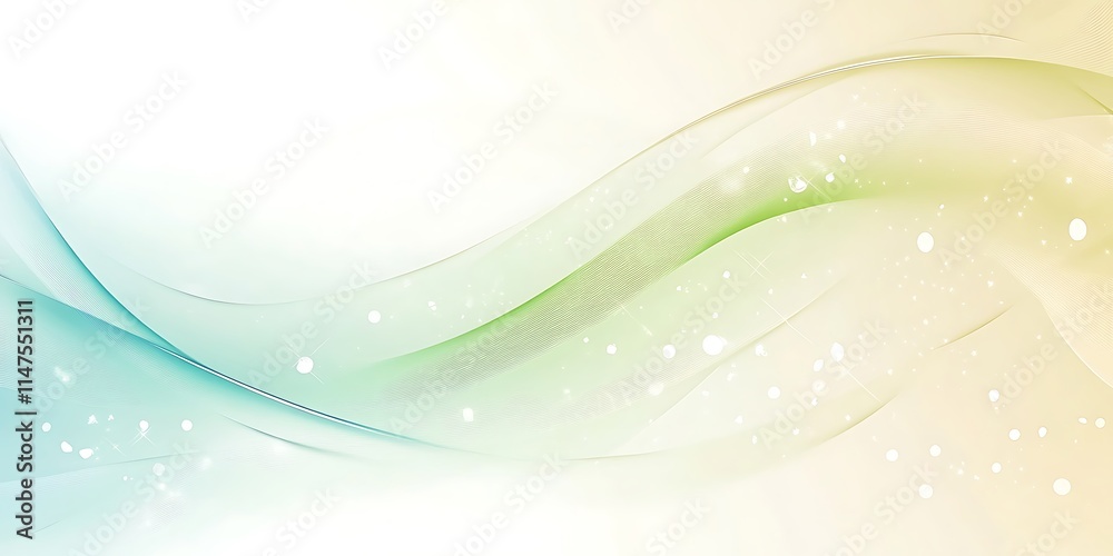 Abstract Pastel Wave Background Design with Subtle Sparkle Abstract Pastel Wave Background Design with Subtle Sparkle
