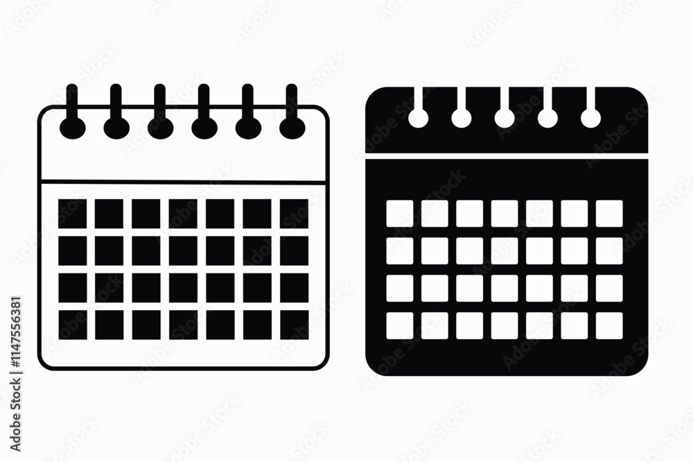 calendar icon vector calendar icon vector