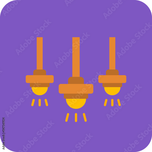 Ceiling lamp Icon