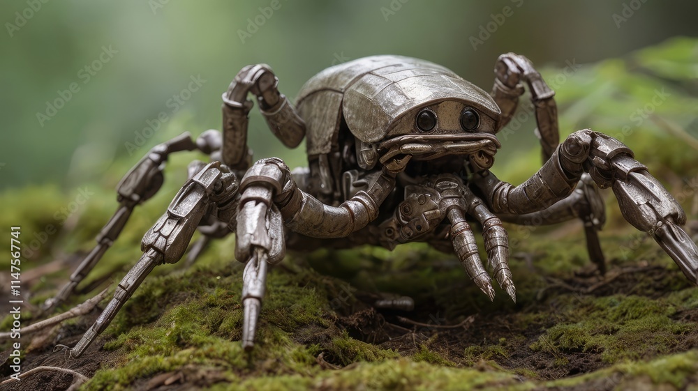 spider on the grass spider on the grass