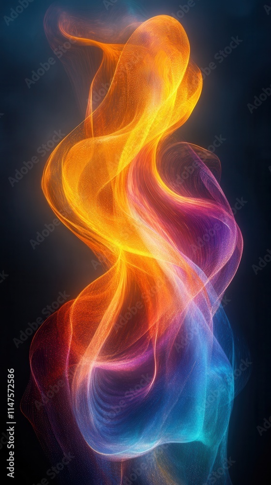 A vibrant swirl of colorful smoke, blending warm and cool tones, creating a dynamic abstract visual effect. A vibrant swirl of colorful smoke, blending warm and cool tones, creating a dynamic abstract visual effect.