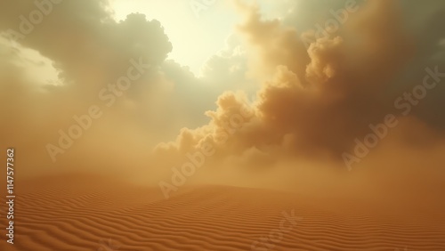 Dramatic Road Under Heavy Orange Sky With Rising Smoky Clouds

 photo