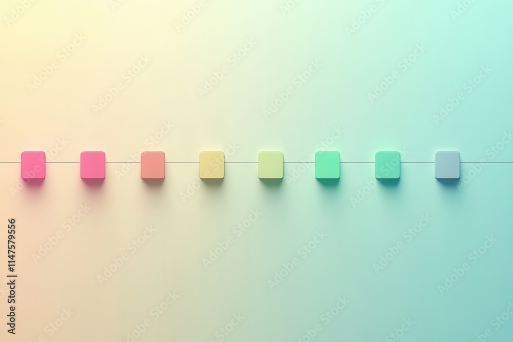 custom made wallpaper toronto digitalMinimalist Gradation Timeline with Sleek Icons