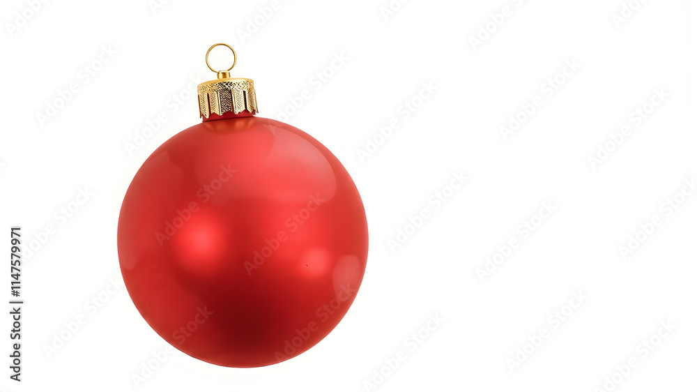 red christmas bauble red christmas bauble