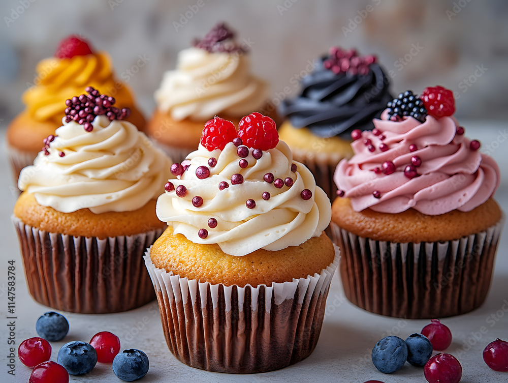 cupcakes with cream cupcakes with cream