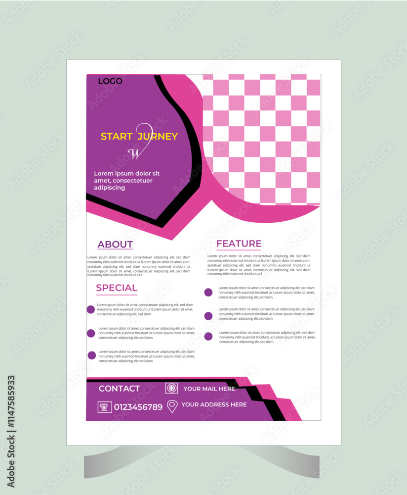 Fototapeta premium Business Flyer