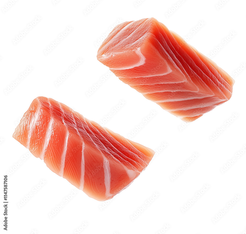 piece of raw tuna meat, fresh tuna sashimi cut isolated on transparent background, cutout png piece of raw tuna meat, fresh tuna sashimi cut isolated on transparent background, cutout png