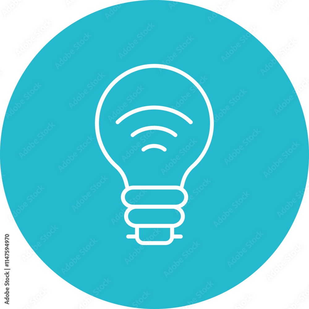 Smart Bulb Icon