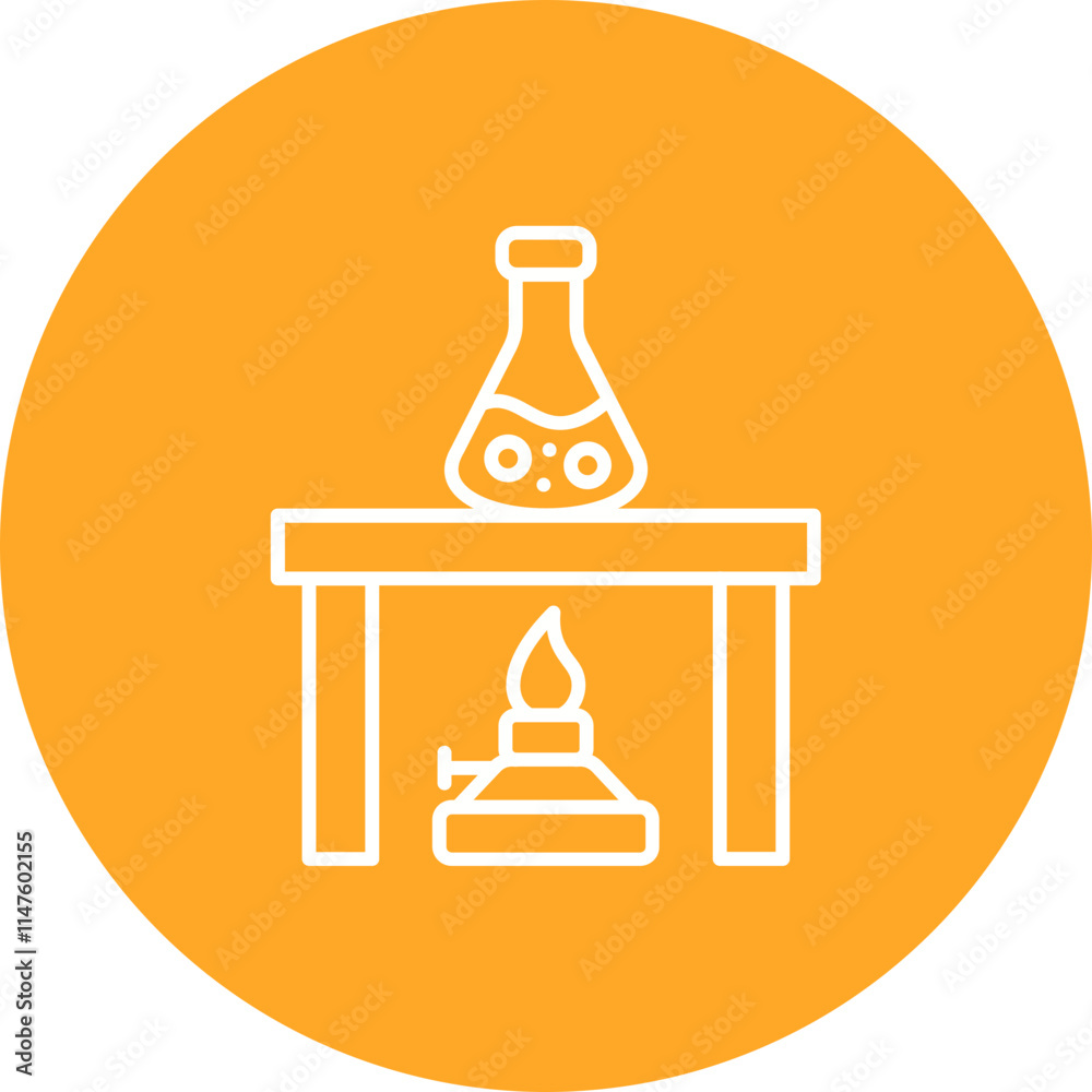 Lab Burner Icon Lab Burner Icon