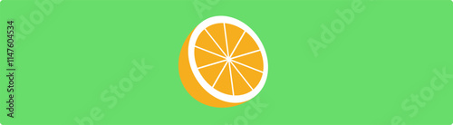 orange fruit food natural organic nutrition nature. Orange fruit isolated on white background. Vector illustration 1