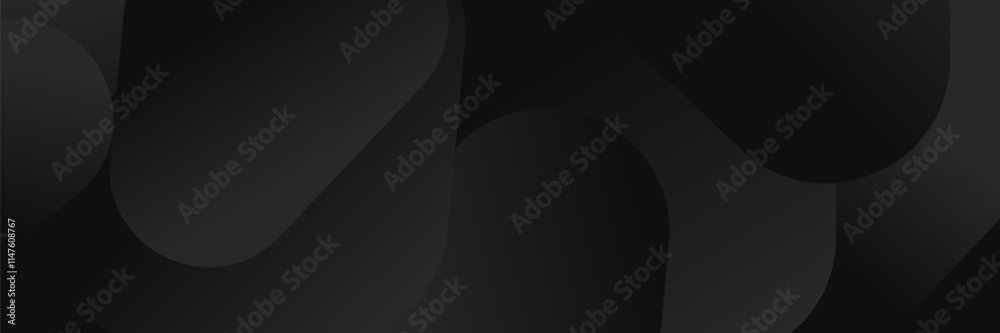 Abstract dark black Geometric banner design background. Abstract dark black Geometric banner design background.