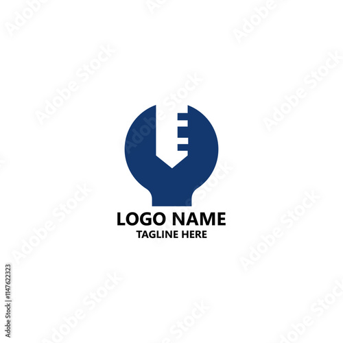 key repair logo design vector