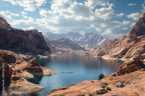 Lake Mead area showcases stunning Nevada geology and landscapes.