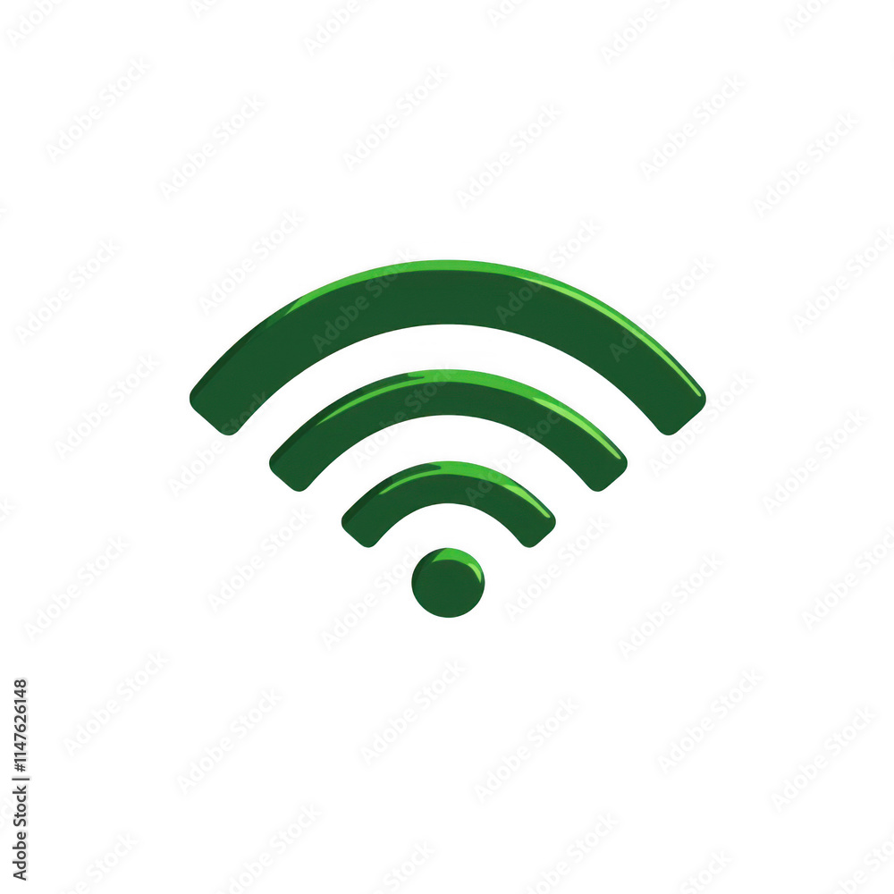 Green icon of Wi-Fi isolated on a transparent background Minimalist flat icon, vector logo style sign clipart on a no background png Green icon of Wi-Fi isolated on a transparent background Minimalist flat icon, vector logo style sign clipart on a no background png