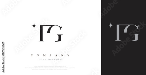 Initial TG Logo Design Vector 