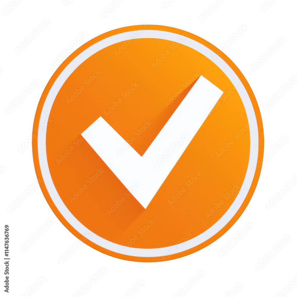orange icon of Check isolated on a transparent background Minimalist flat icon, vector logo style sign clipart on a no background png orange icon of Check isolated on a transparent background Minimalist flat icon, vector logo style sign clipart on a no background png