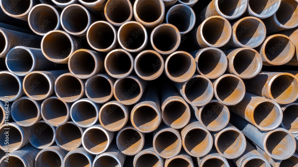 Industrial pipeline storage warehouse photography aerial view urban environment material supply management Industrial pipeline storage warehouse photography aerial view urban environment material supply management