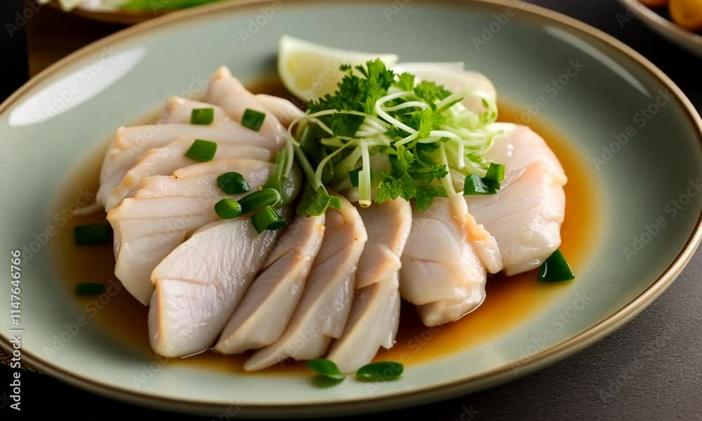 Cantonese specialty: white-cut chicken Cantonese specialty: white-cut chicken