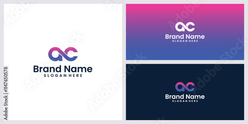 letter ac invinity logo