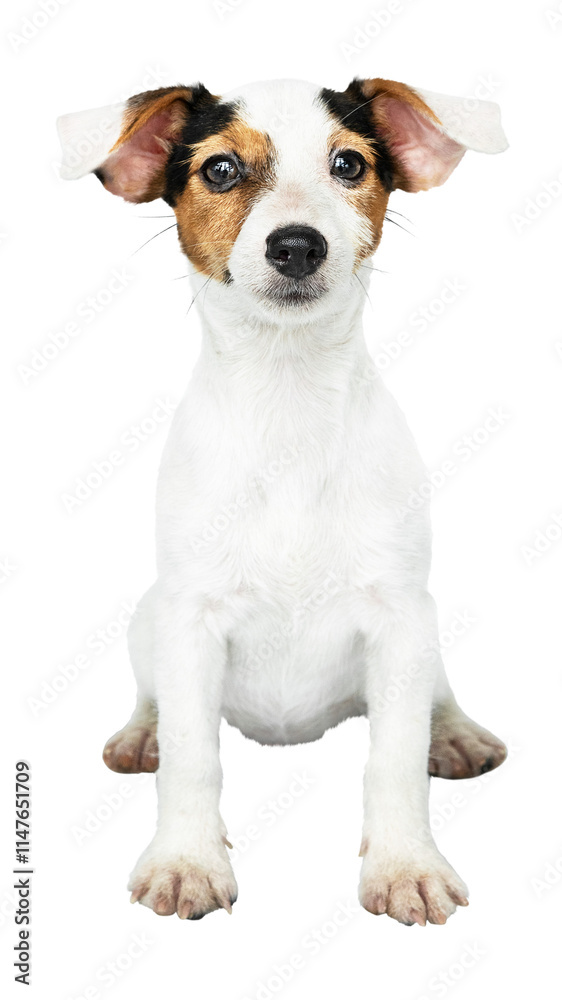 Puppy png sticker, Jack Russell Terrier on transparent background Puppy png sticker, Jack Russell Terrier on transparent background
