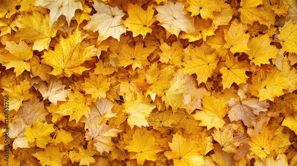 Golden autumnal maple leaves create a vibrant scene with shades of yellow, capturing the essence of autumn. This image of golden autumnal maple leaves offers ample space for text and design. Golden autumnal maple leaves create a vibrant scene with shades of yellow, capturing the essence of autumn. This image of golden autumnal maple leaves offers ample space for text and design.