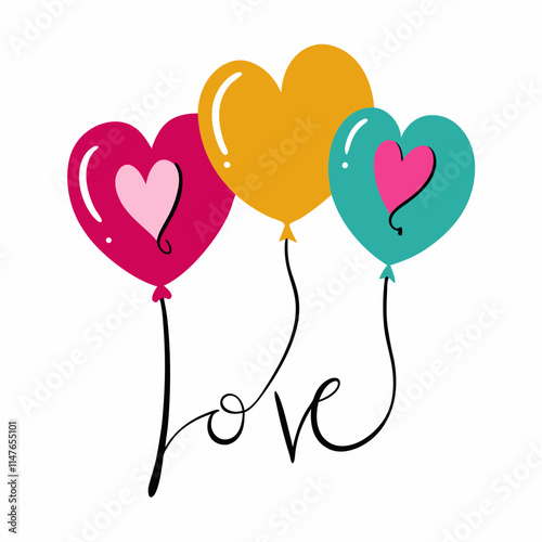 heart shaped balloons