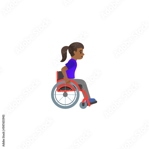 Woman in Wheelchair Emoji
