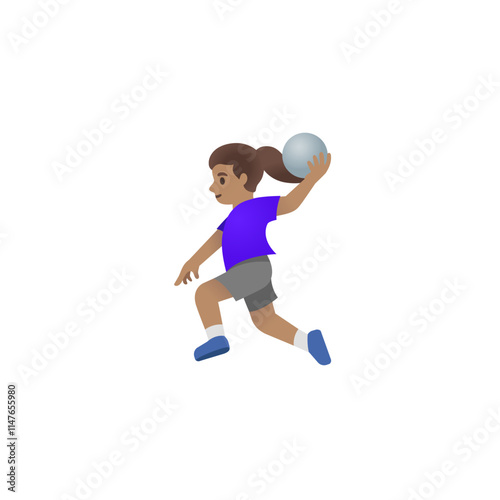 Female Dodgeball Player Emoji
