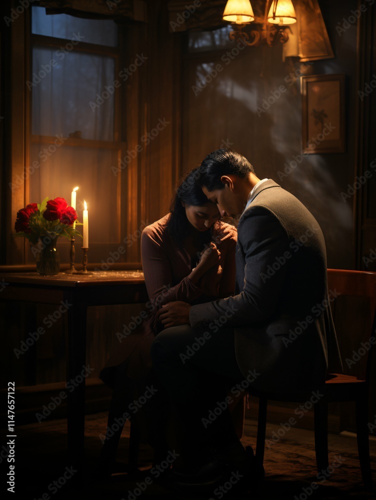 A tender moment of deep trust and raw emotion between two close friends is beautifully captured in soft lighting as they share tears and embraces. A tender moment of deep trust and raw emotion between two close friends is beautifully captured in soft lighting as they share tears and embraces.